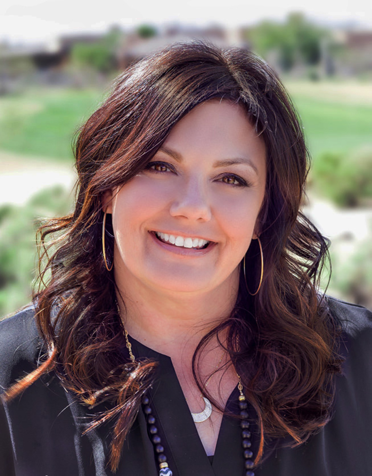 Portrait of Trish Bowman, founder of Trish Bowman Design, a boutique interior design firm in Gilbert, Arizona specializing in timeless, personalized interiors.